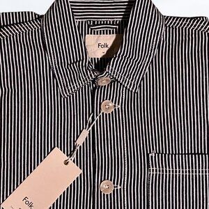 Folk Men's 3-Pocket Striped Shirt
